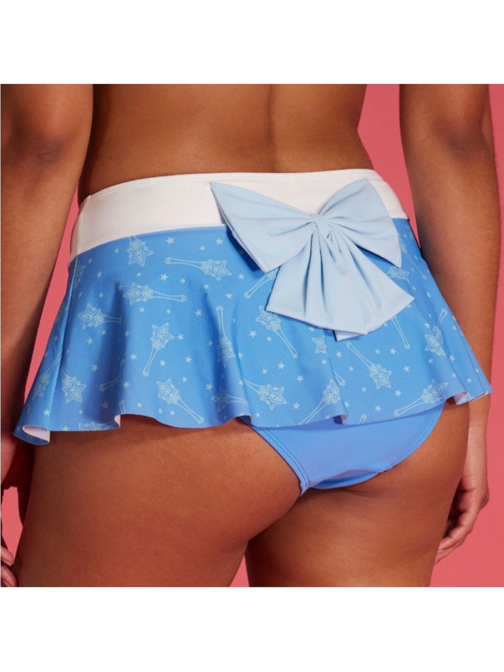 Hot Topic Light Blue Sailor Moon Skirted Bikini Bottom